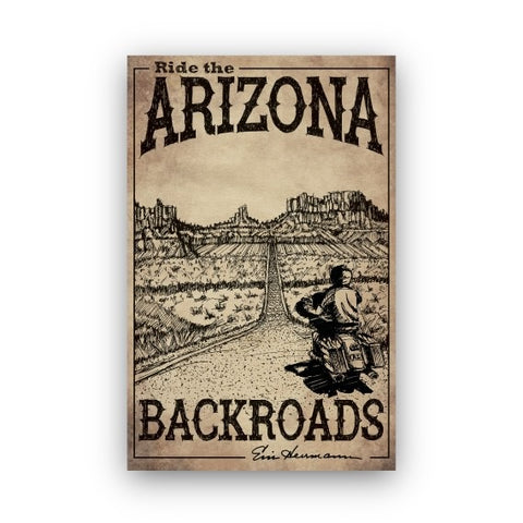 "Ride the Arizona Backroads" by Eric Herrmann - RIDEBOOK