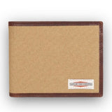 Harley-Davidson® Men's Patch Cotton Canvas & Leather Bi-Fold RFID Wallet - HDMWA11792-KHA