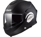 LS2 Valiant Modular Solid Matte Black Helmet 399-101