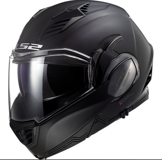 LS2 Valiant II Modular Solid Matte Black Helmet 900-101