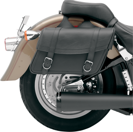 Throw-Over Highwayman Slant Style Universal SaddleHyde Saddlebags, Medium - 3501-0088