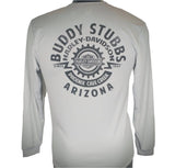 Men's Buddy Stubbs Harley-Davidson P-Tech Long Sleeve - Silver - 40297434