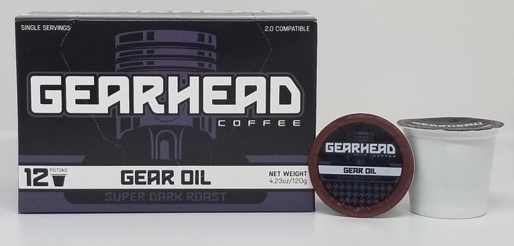 Gearhead Super Dark Coffee, Piston Cups