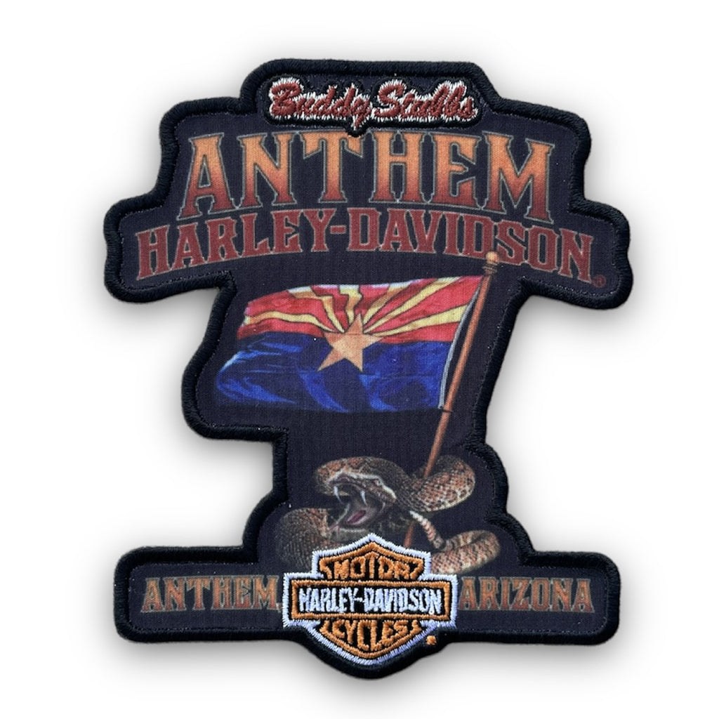 Buddy Stubbs Anthem Harley-Davidson Snake Patch - EMCUS0304-SNAKE
