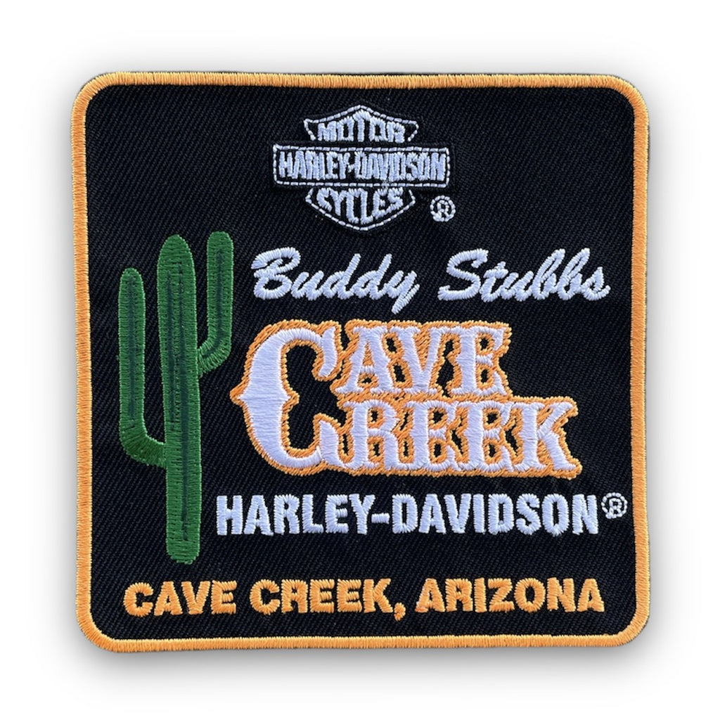 Buddy Stubbs Cave Creek Harley-Davidson Logo Patch - HD-189425