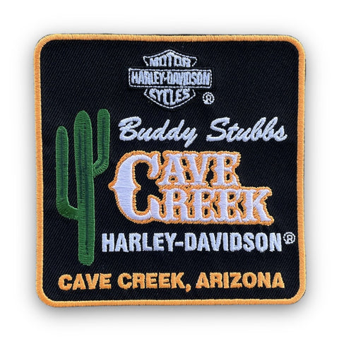 Buddy Stubbs Cave Creek Harley-Davidson Logo Patch - HD-189425