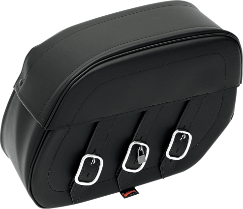 Rigid-Mount Universal Drifter Slant Leather Saddlebags