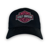 Buddy Stubbs H-D - Pink Bar & Shield - Curved Bill Hat - 5029003703