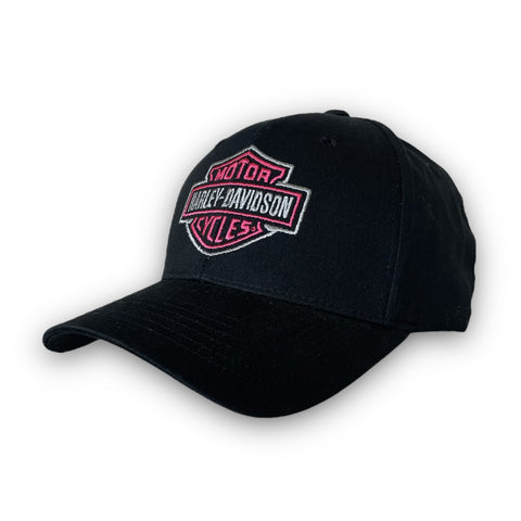 Buddy Stubbs H-D - Pink Bar & Shield - Curved Bill Hat - 5029003703