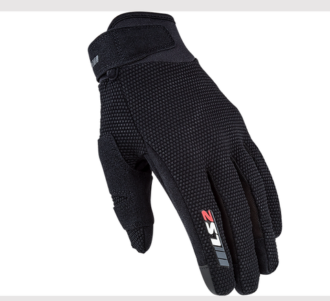 Women's LS2 'Cool Textile' Gloves - Black LG008-511