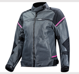 Women's LS2 RIVA Touring Jacket - BLACK/GREY/PINK- LJT120-134R